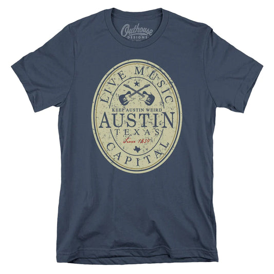 Outhouse Austin Label Tee
