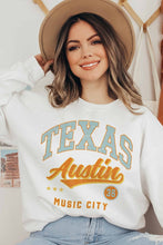 Load image into Gallery viewer, Texas Austin Music City Graphic Sweatshirt