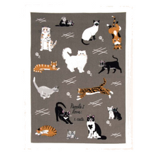 Load image into Gallery viewer, Blue Q People I Love: Cats Dish Towel