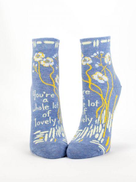 Blue Q You're a Whole Lotta Lovely Women's Ankle Socks