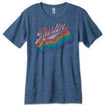 Load image into Gallery viewer, Outhouse Austin 70&#39;s - Navy Triblend Tee