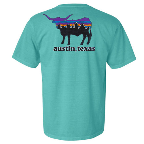 Outhouse Longhorn Skyline T-Shirt