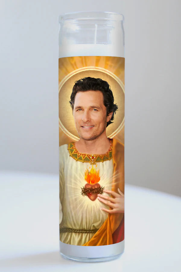 Illuminidol Matthew McConaughey Candle