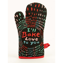 Load image into Gallery viewer, Blue Q Bake Love to You Oven Mitt