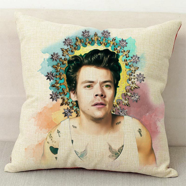 Illuminidol Harry Styles Pillow