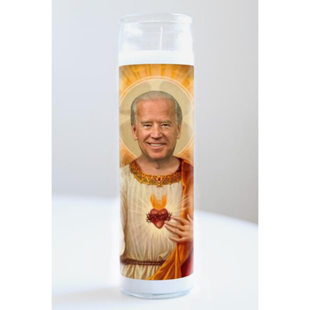 Illuminidol Joe Biden Candle