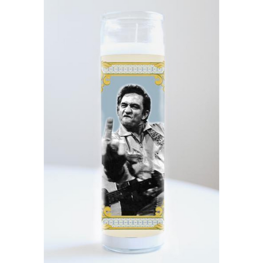 Illuminidol Johnny Cash Candle