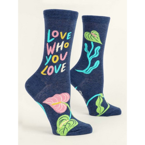 Blue Q Love Who You Love Women's Crew Socks