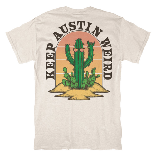 Keep Austin Weird Cactus T-shirt