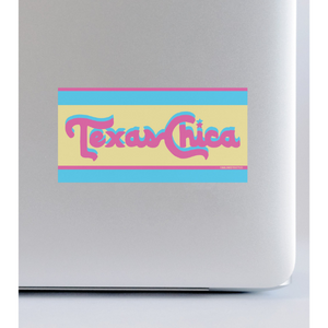 Retro Texas Chica Sticker