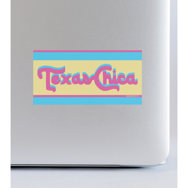 Retro Texas Chica Sticker